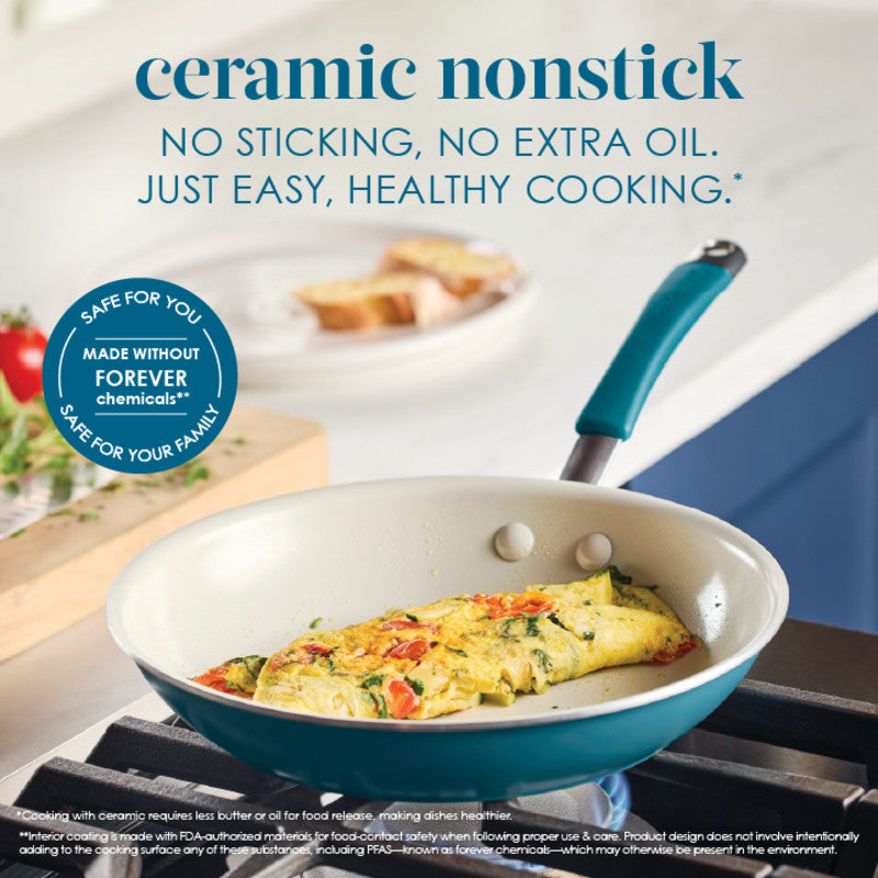 8-Piece Cucina Ceramic Nonstick Cookware Set - Image 5