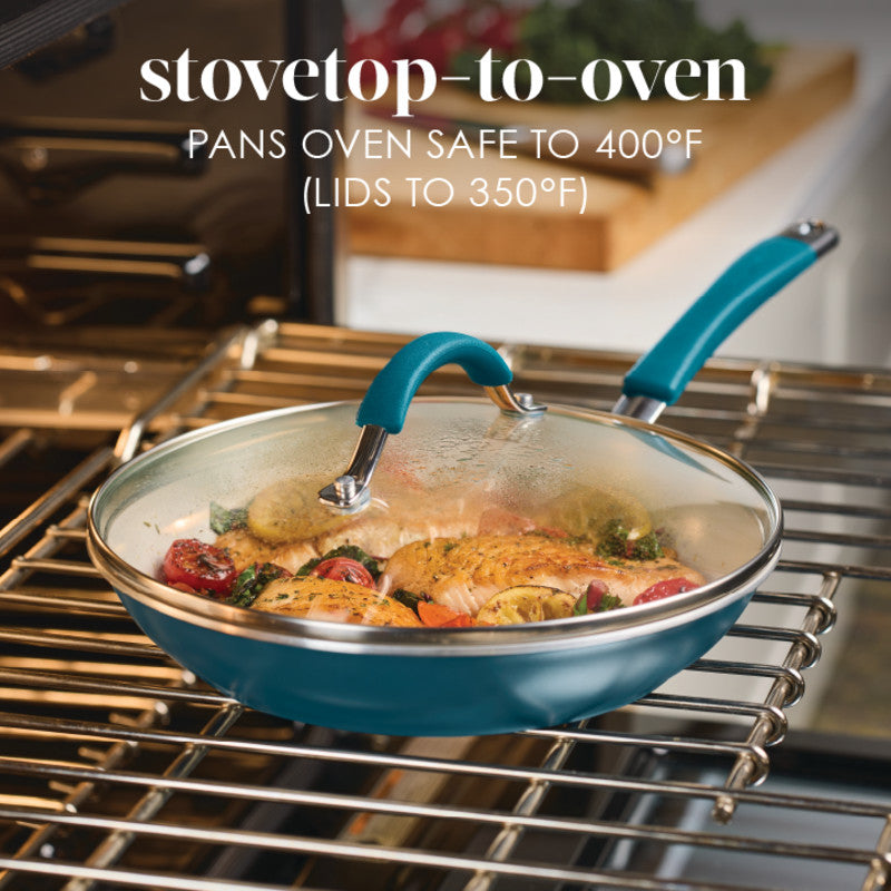 8-Piece Cucina Ceramic Nonstick Cookware Set - Image 6