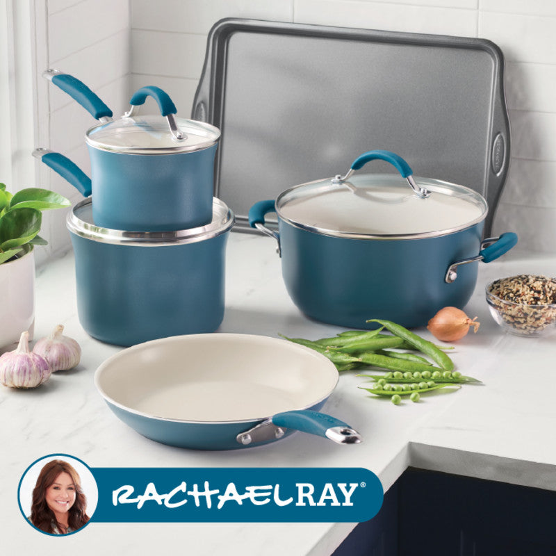 8-Piece Cucina Ceramic Nonstick Cookware Set - Image 8
