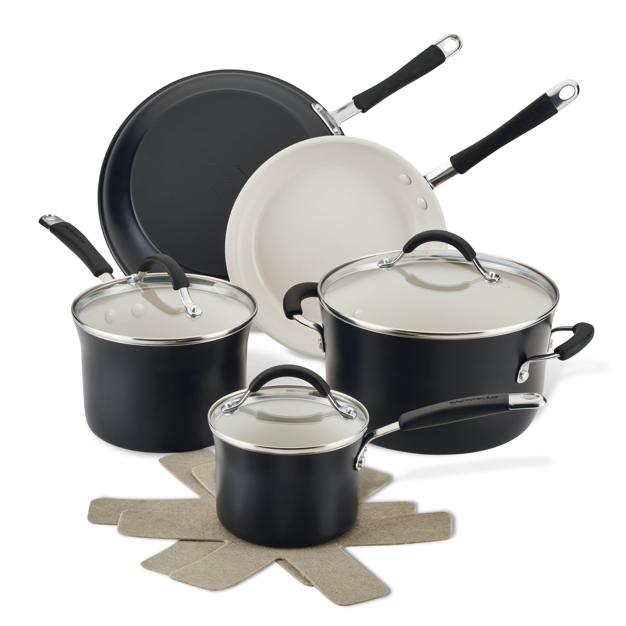 10-Piece Cucina Ceramic Nonstick Cookware Set - Image 2