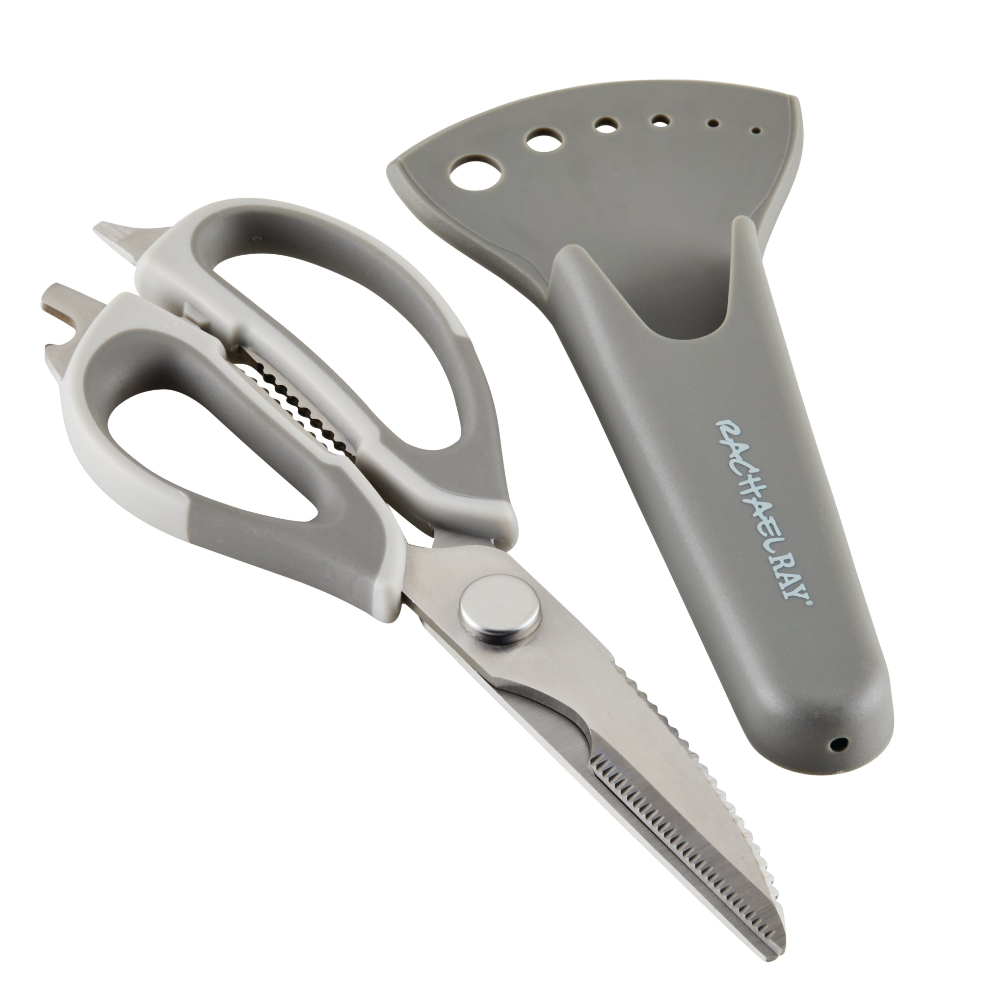 Multi Shear Kitchen Scissors with Herb Stripper and Sheath - Image 13