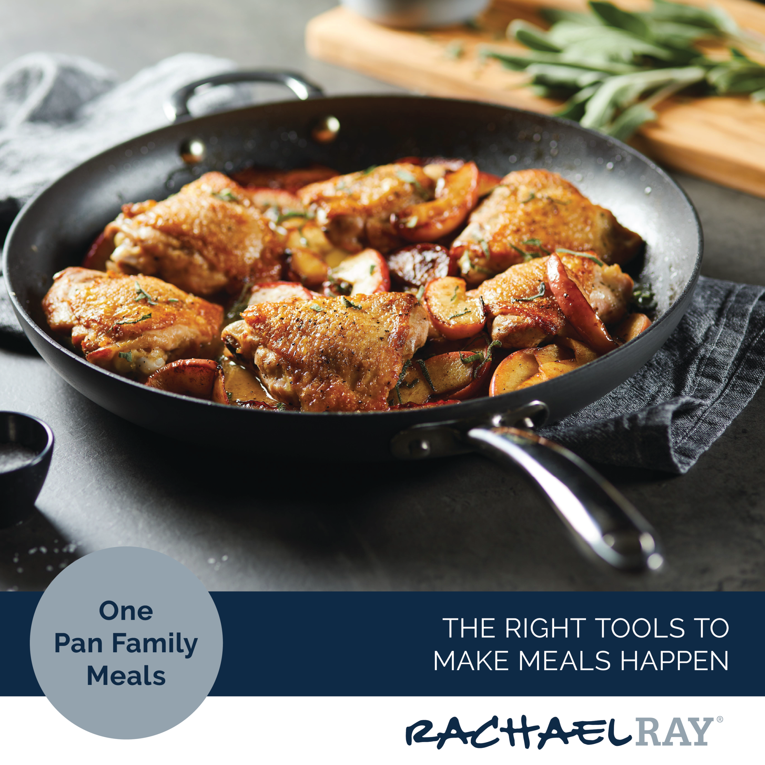 14-Inch Professional Hard Anodized Nonstick Frying Pan - Image 5