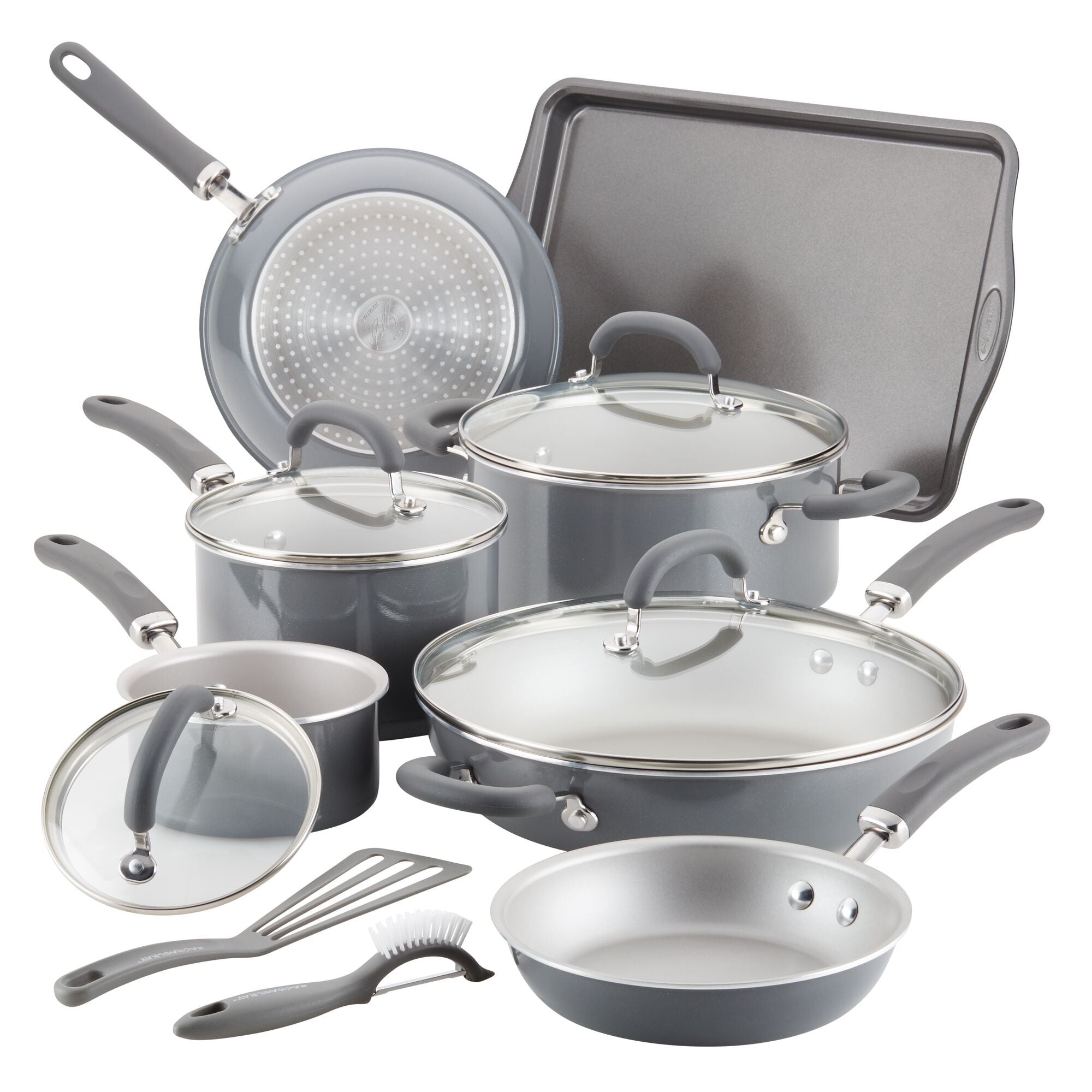 13-Piece Create Delicious Nonstick Induction Cookware Set - Image 2