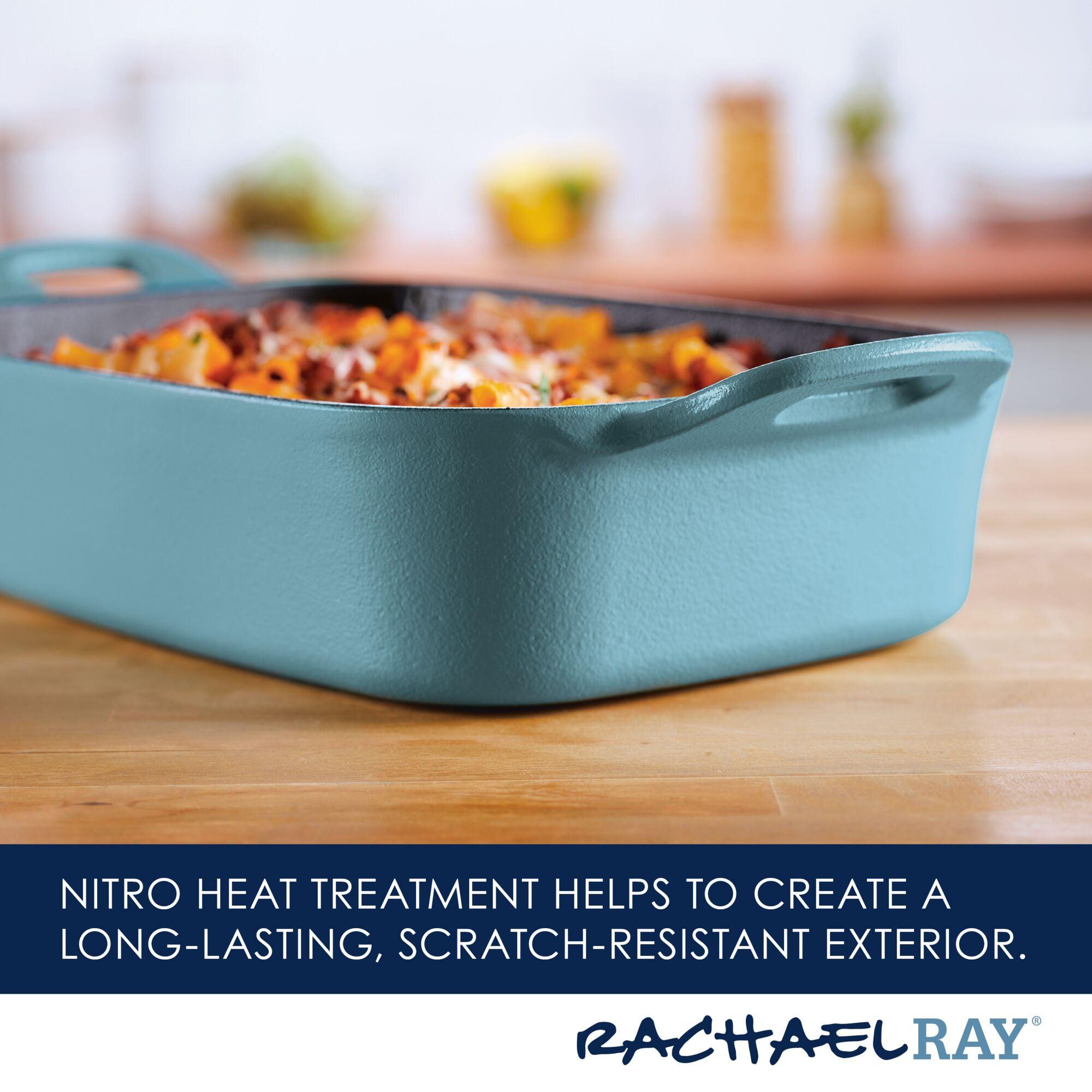 9-Inch x 13-Inch NITRO Cast Iron Roasting Pan - Image 6
