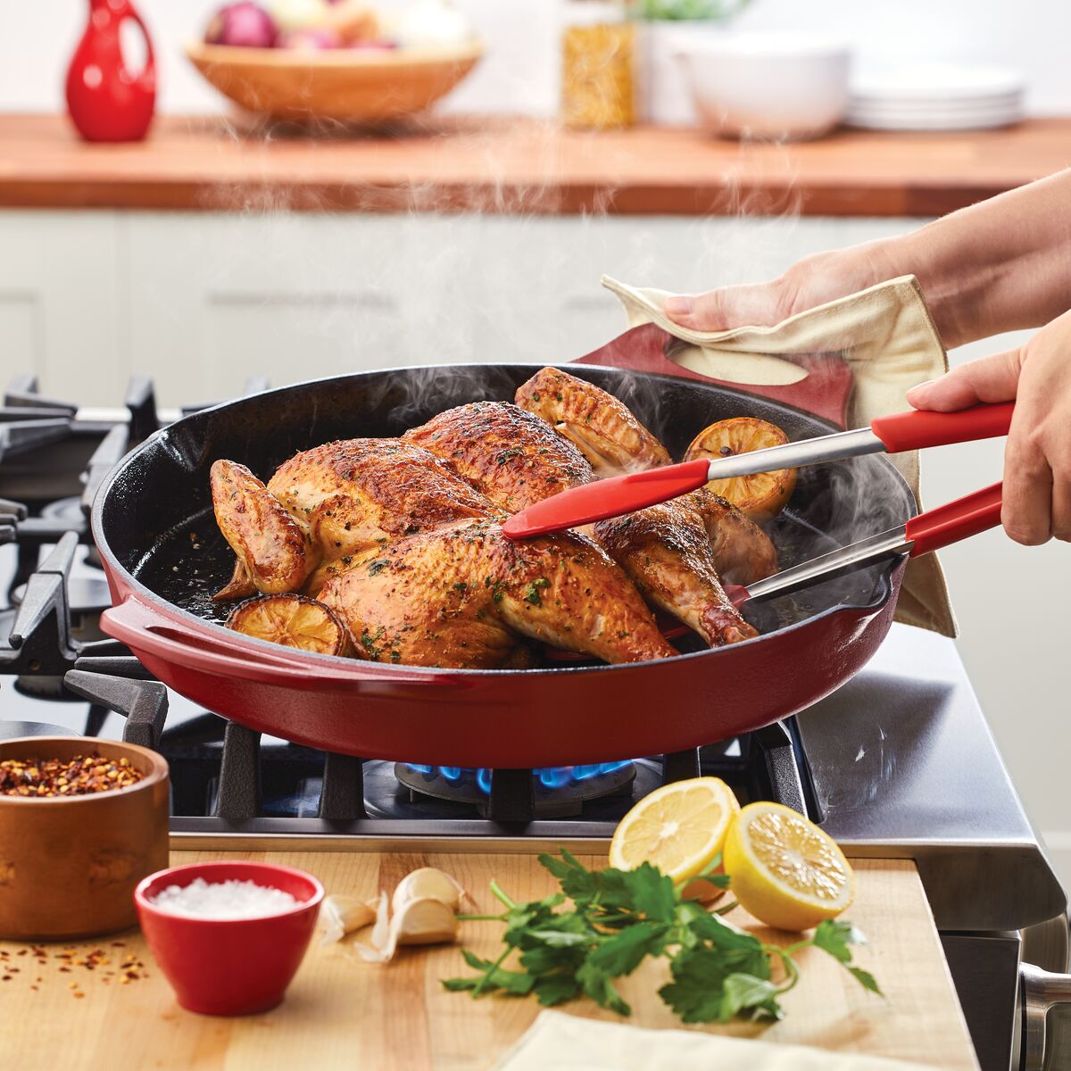 14-Inch NITRO Cast Iron Skillet - Image 3