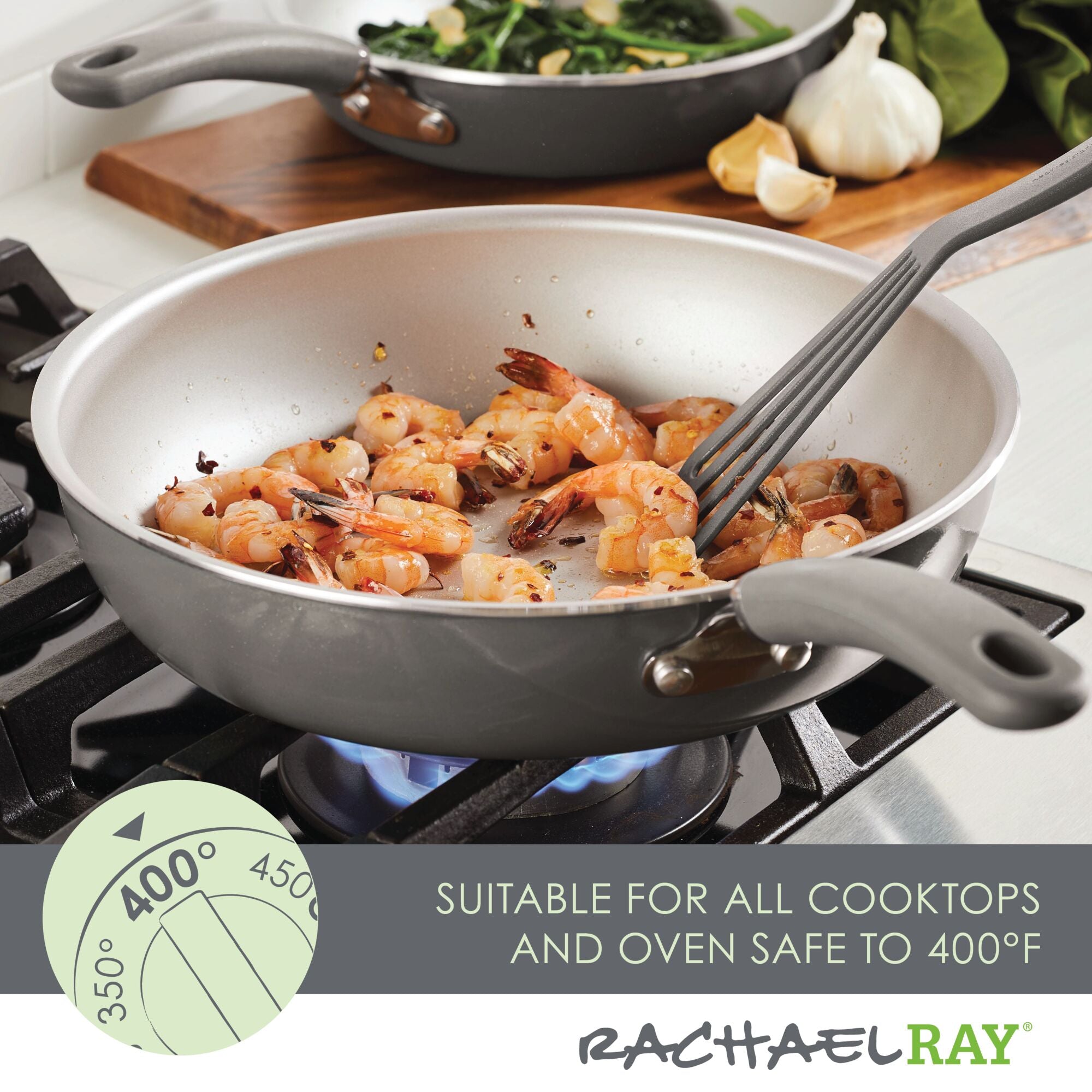 13-Piece Create Delicious Nonstick Induction Cookware Set - Image 8