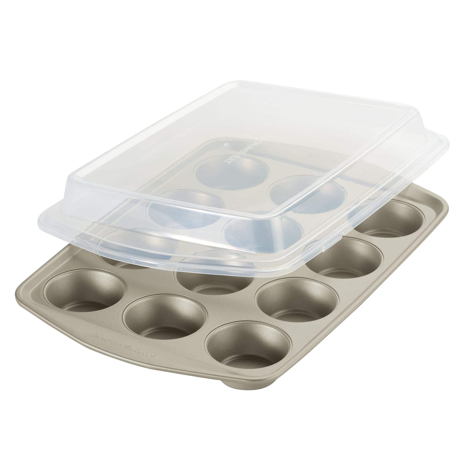 3-Piece Nonstick Covered Cake Pan & Muffin Pan Set - Image 8