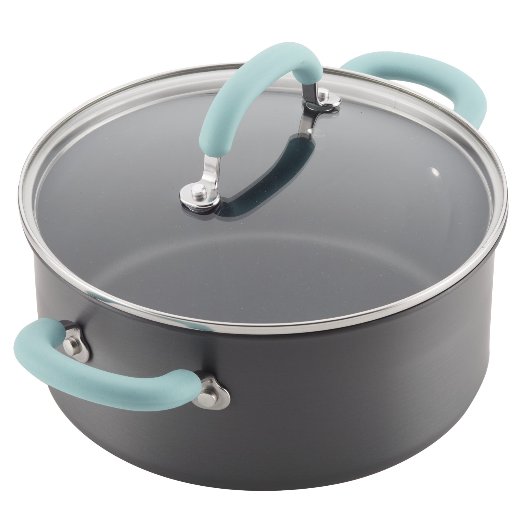 11-Piece Create Delicious Hard Anodized Nonstick Induction Cookware Set - Image 17