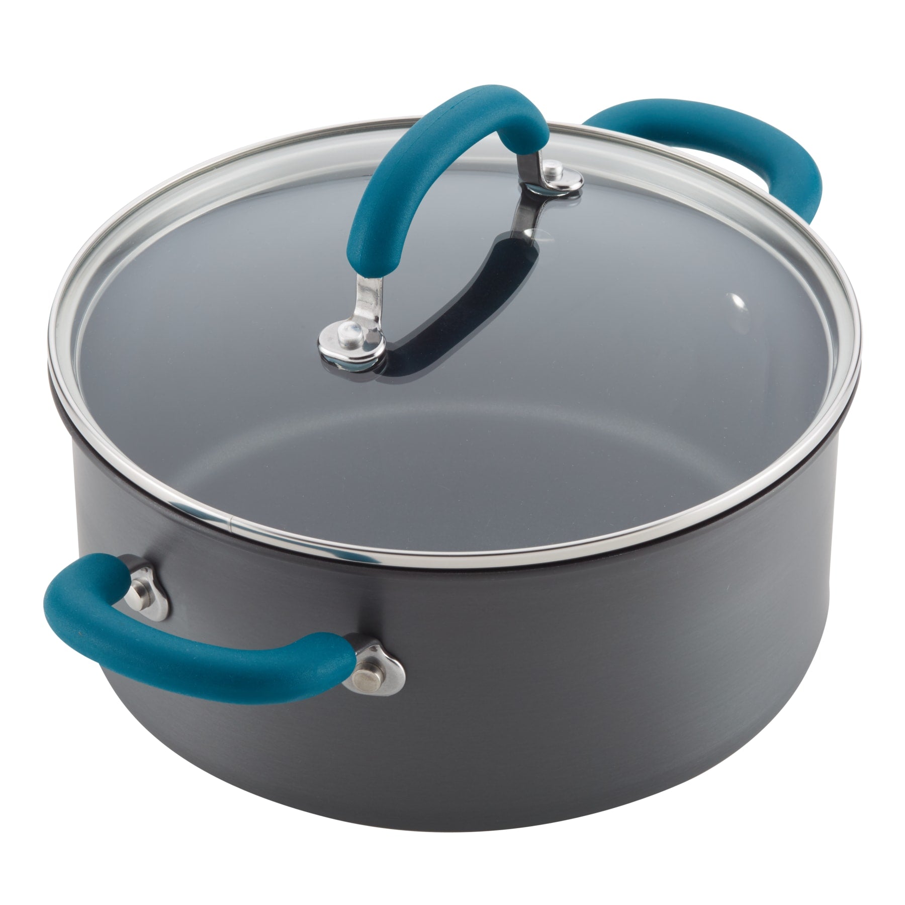 11-Piece Create Delicious Hard Anodized Nonstick Induction Cookware Set - Image 14