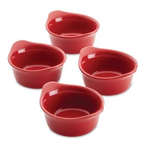 4-Piece 3.7-Oz. Ceramic Dippers