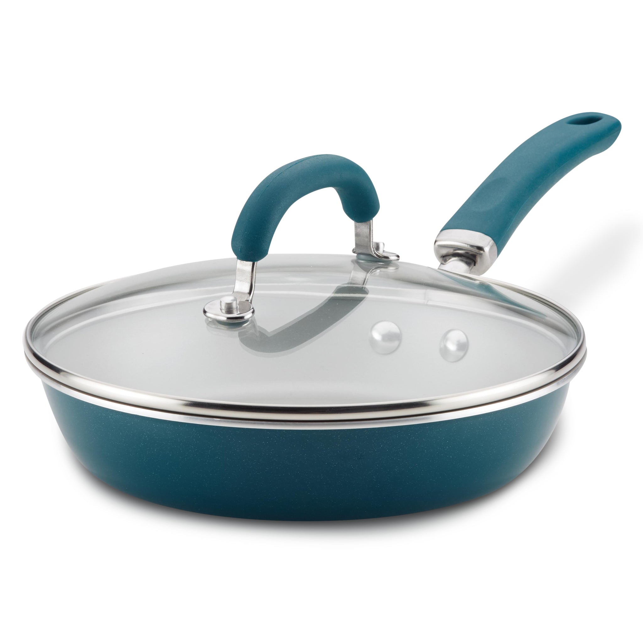9.5-Inch Create Delicious Nonstick Induction Covered Deep Frying Pan - Image 14