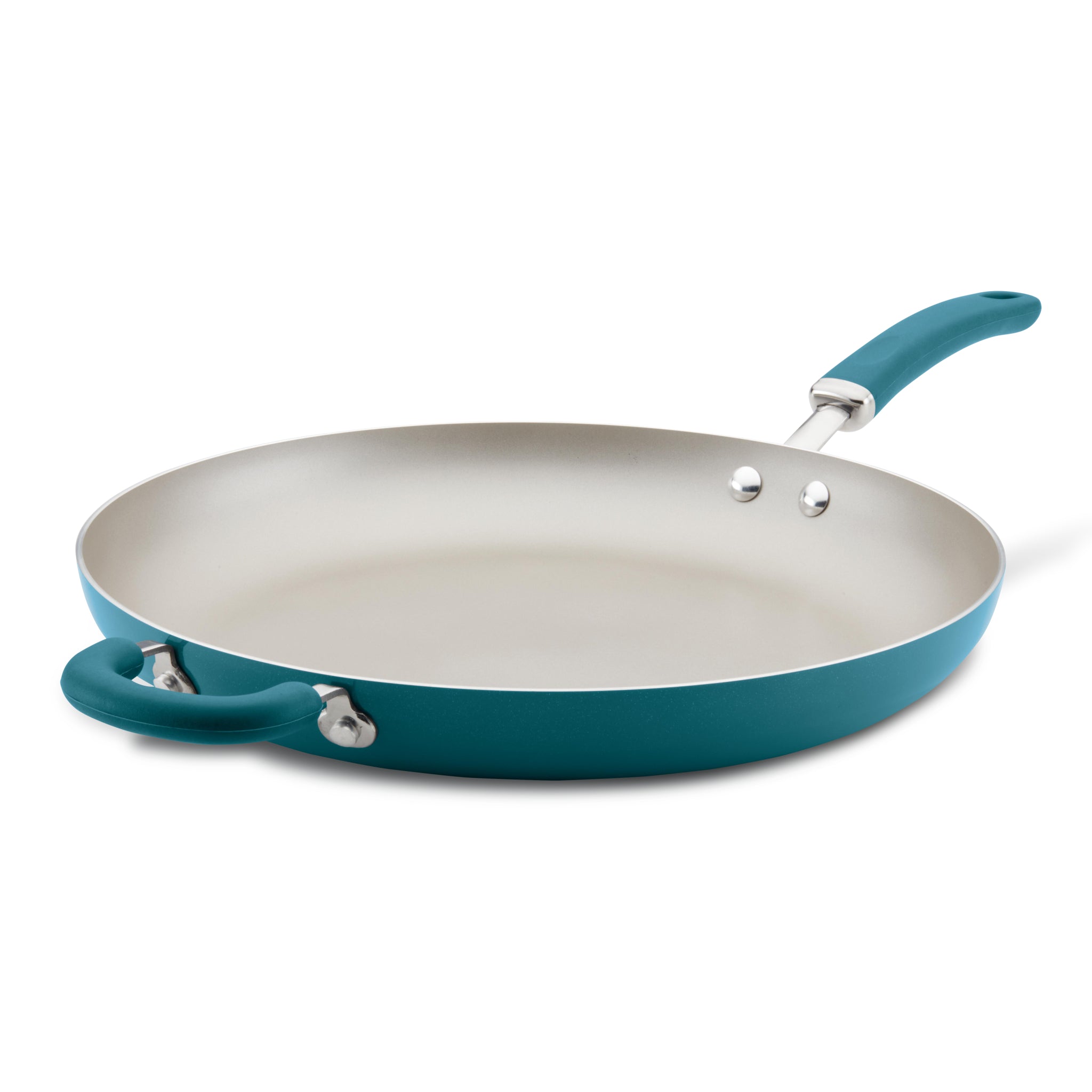 14.5-Inch Create Delicious Nonstick Induction Frying Pan with Helper Handle - Image 2