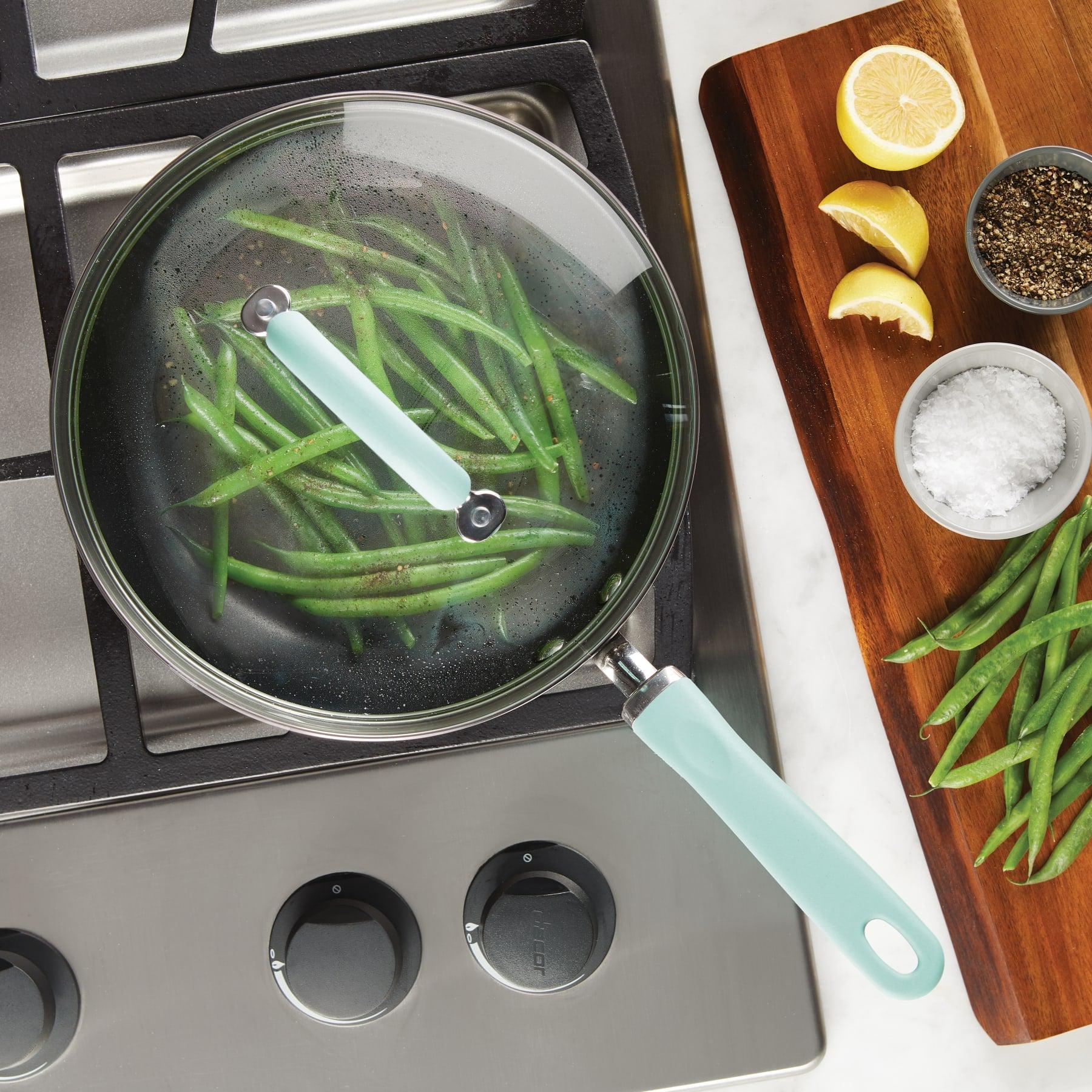 10.25-Inch Create Delicious Hard Anodized Nonstick Induction Covered Deep Frying Pan - Image 4