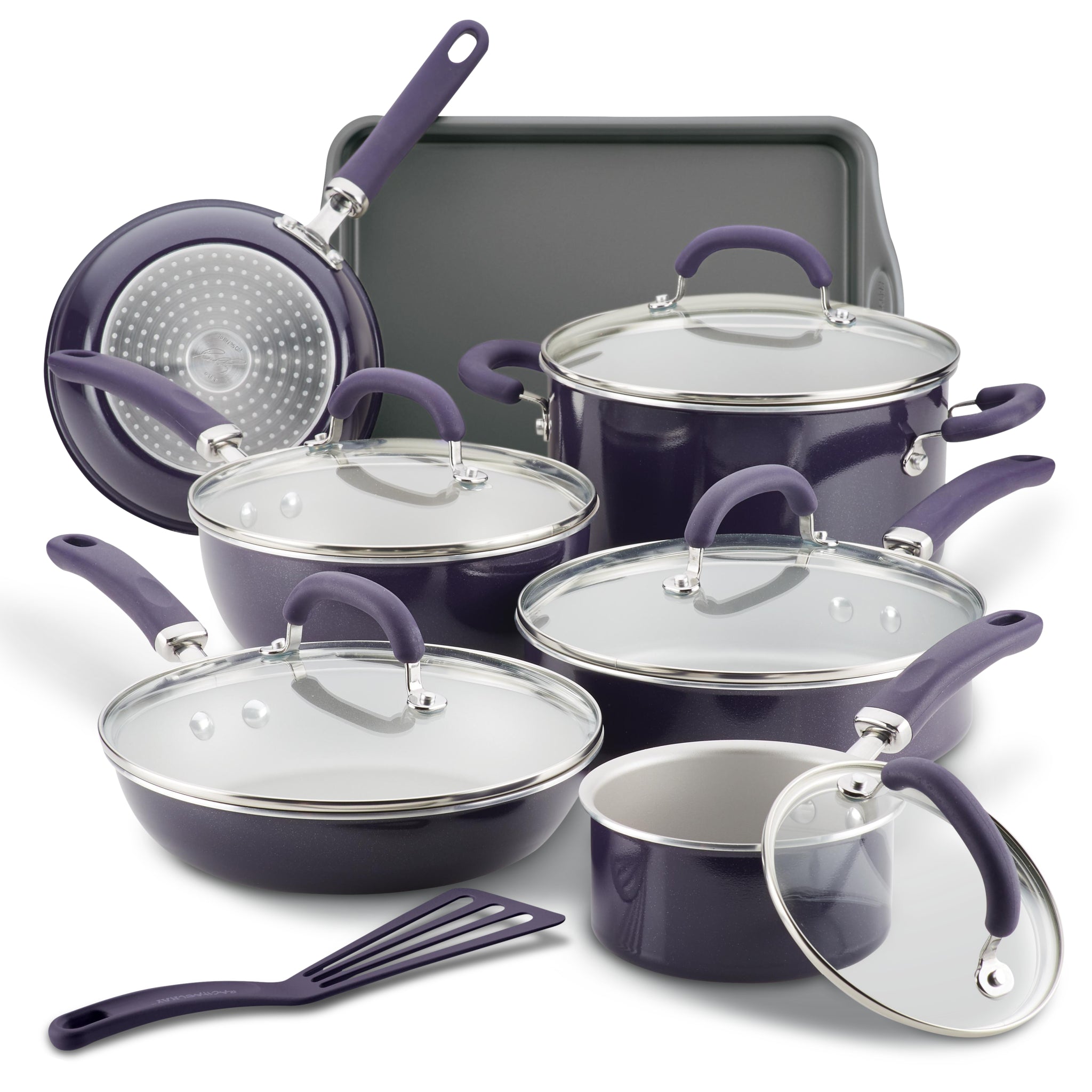 13-Piece Create Delicious Nonstick Induction Cookware Set - Image 26