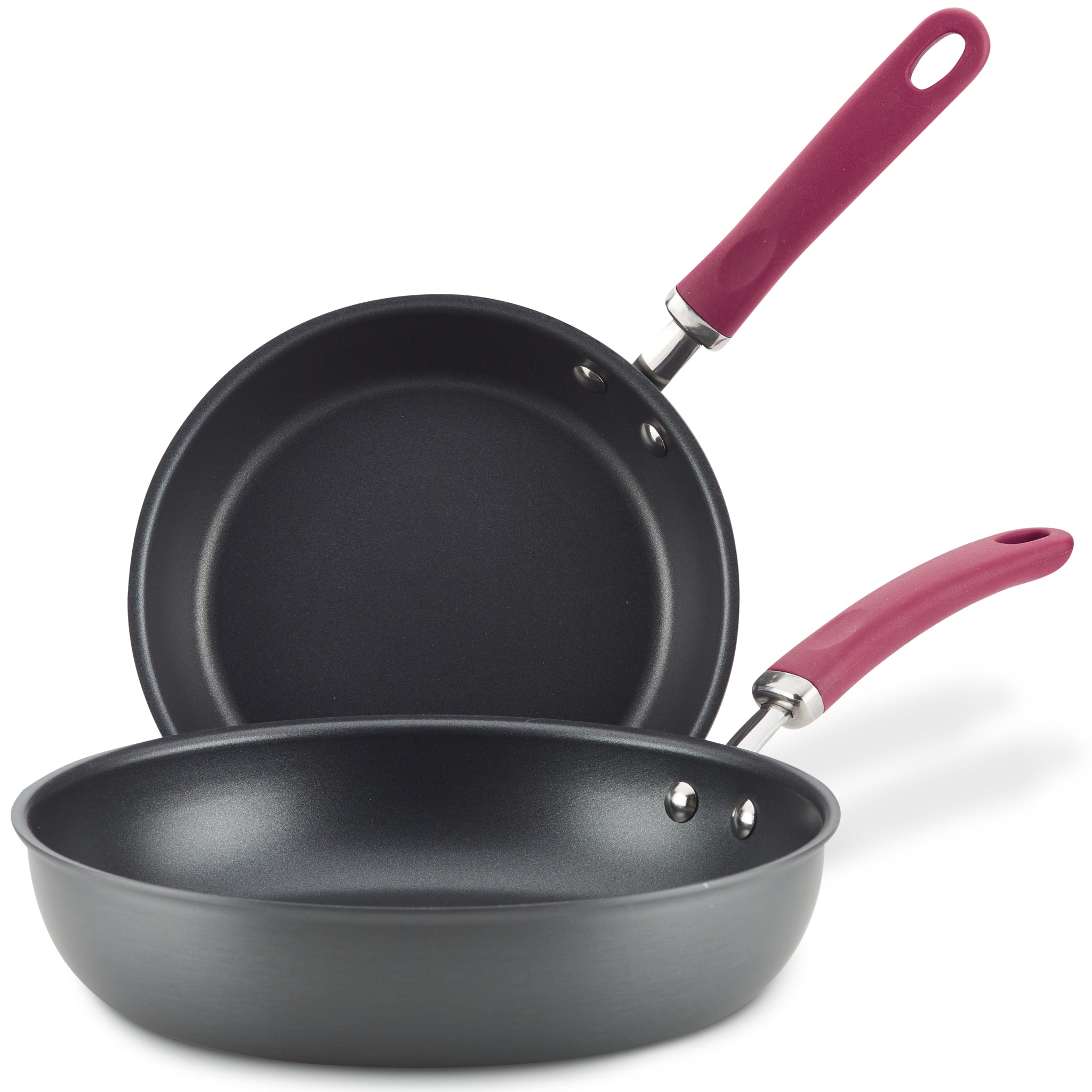 9.5-Inch and 11.75-Inch Create Delicious Hard Anodized Nonstick Induction Frying Pan Set - Image 10
