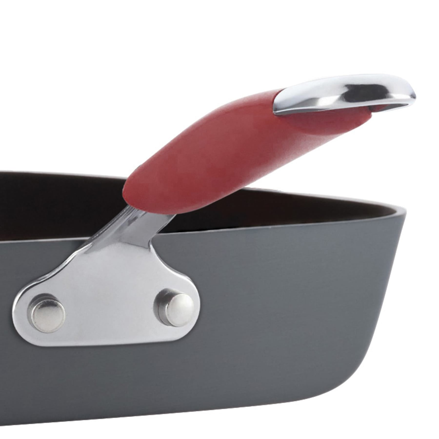 11-Inch Cucina Hard Anodized Nonstick Square Deep Grill Pan - Image 3